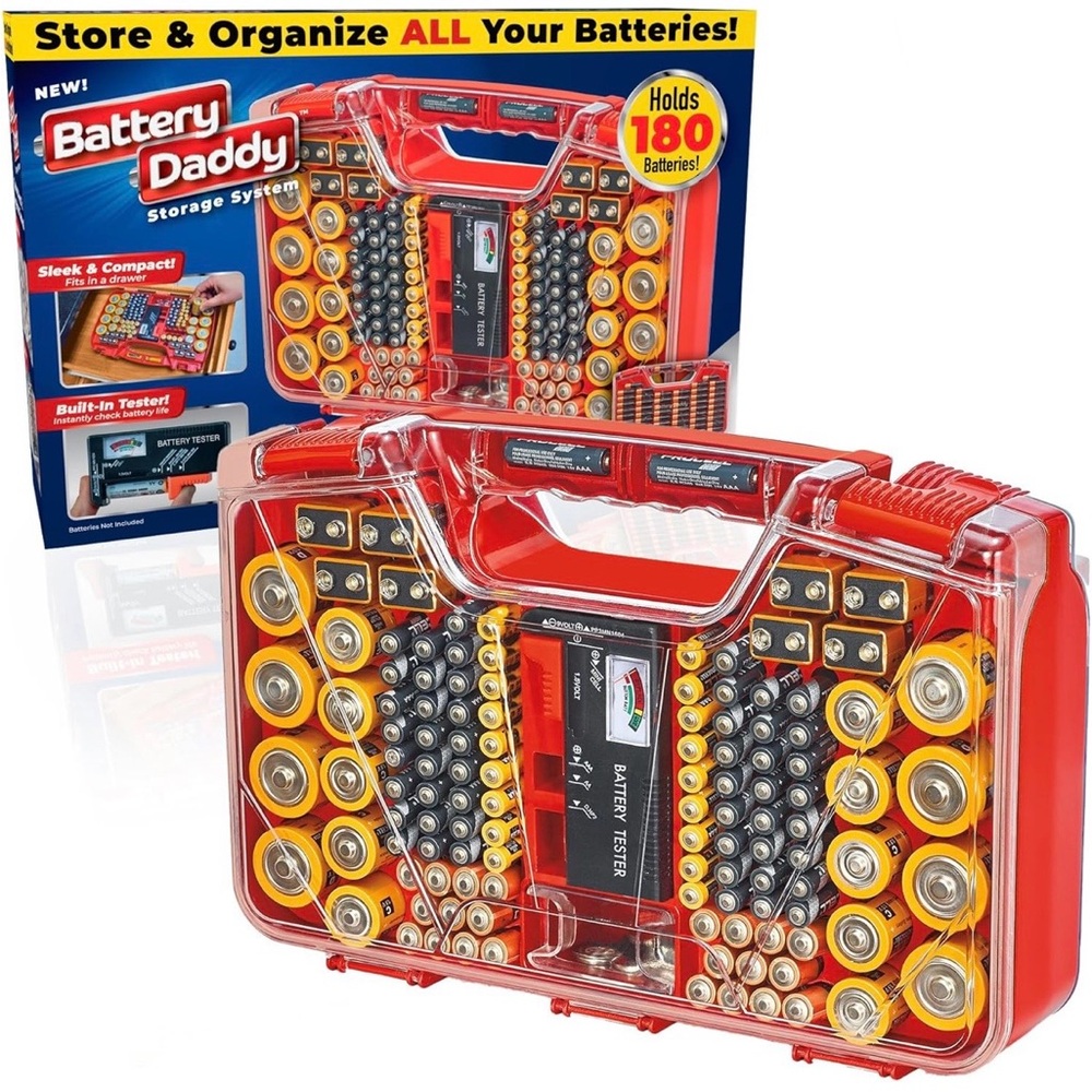 Battery Daddy Red Storage System
